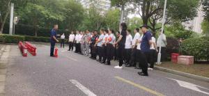 博立保安在中铁建设集团举行消防演习！
